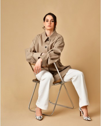 Veste manches bouffantes T_Coat 