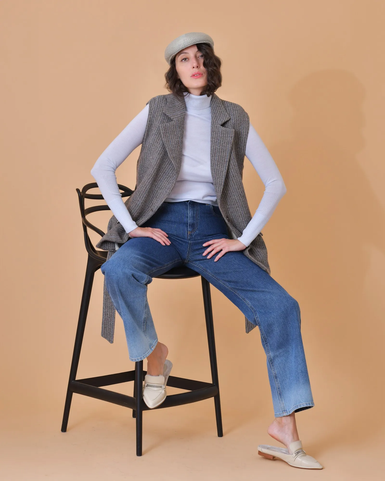 Pull en laine vierge et cachemire Lorena Antoniazzi