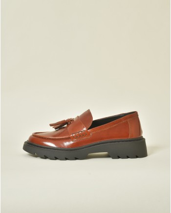 Mocassins en cuir verni Casheart