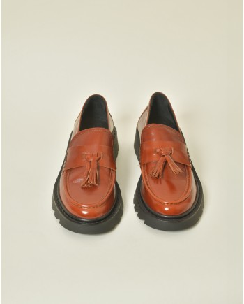 Mocassins en cuir verni Casheart
