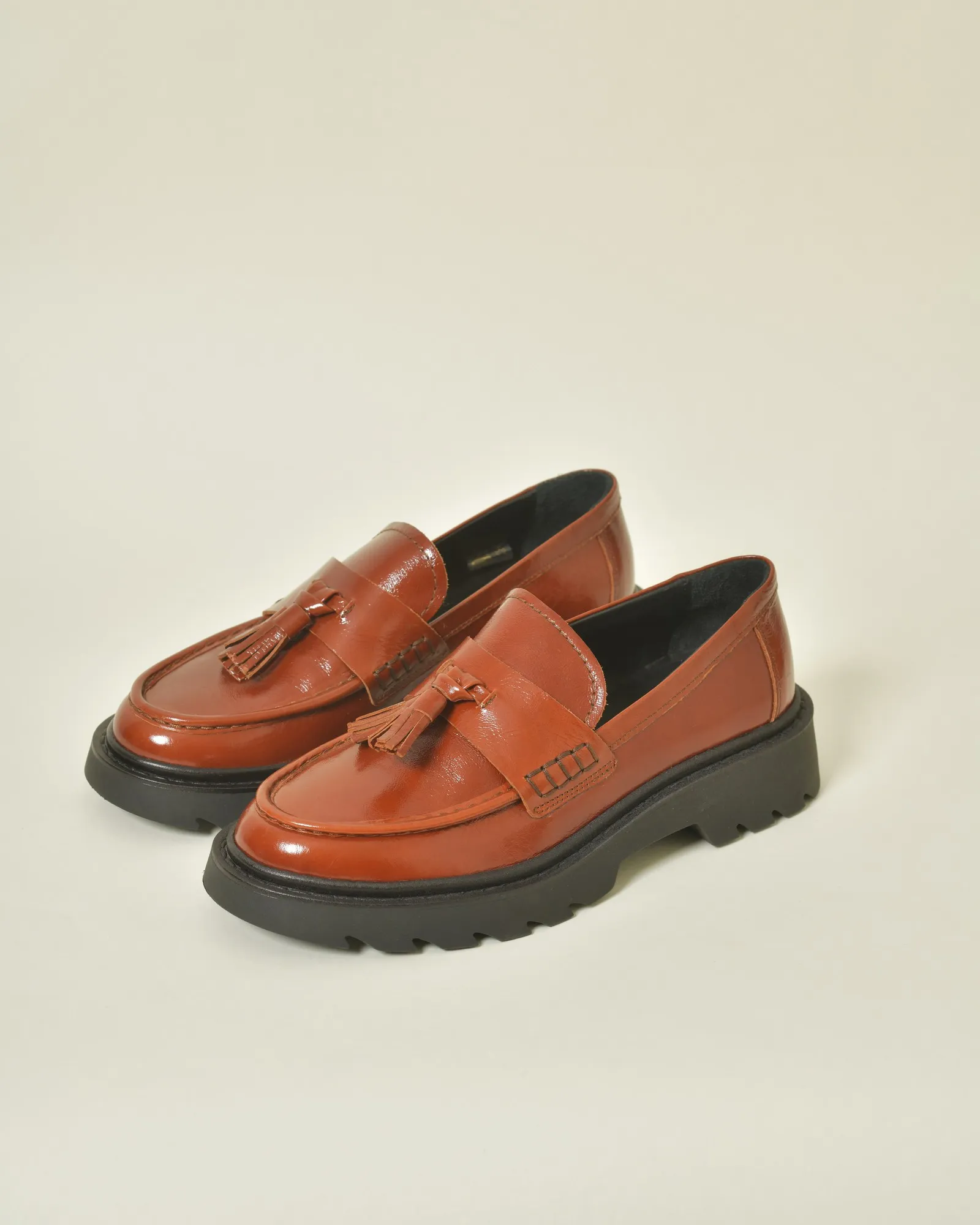 Mocassins en cuir verni Casheart