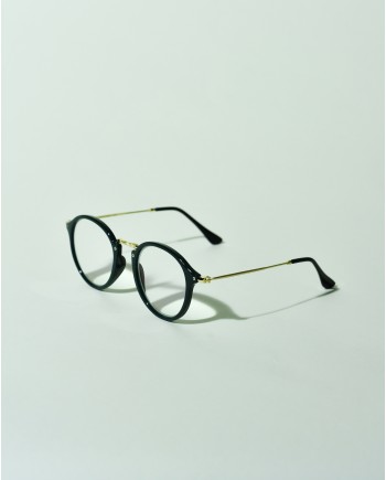 Lunettes de vue rondes vertes anti-lumière bleu Edie & Watson +2.5