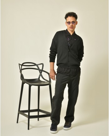 Lunettes de soleil rondes violets à effet miroir Carven