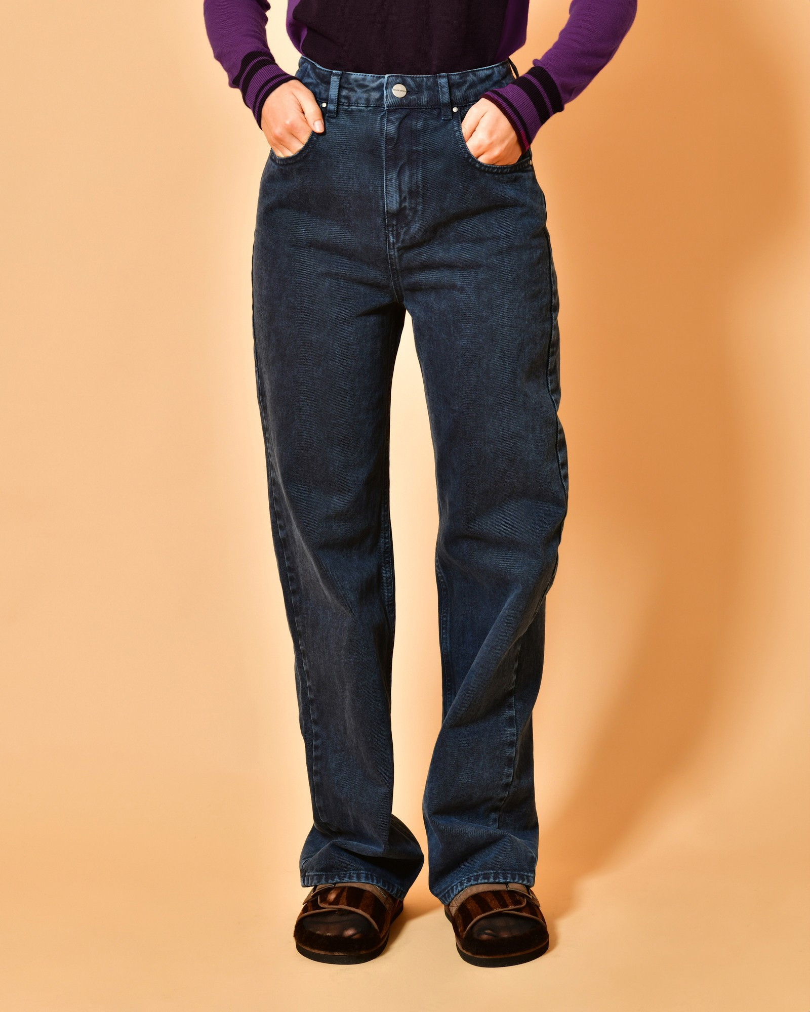 Jean en coton évasée Chloé Stora