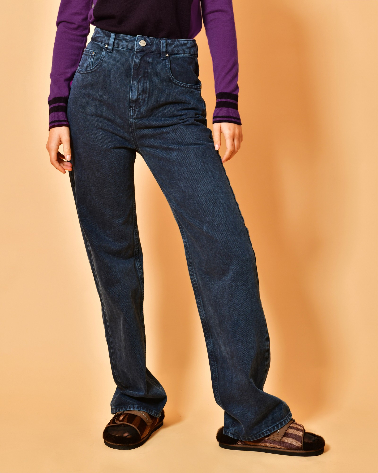 Jean en coton évasée Chloé Stora