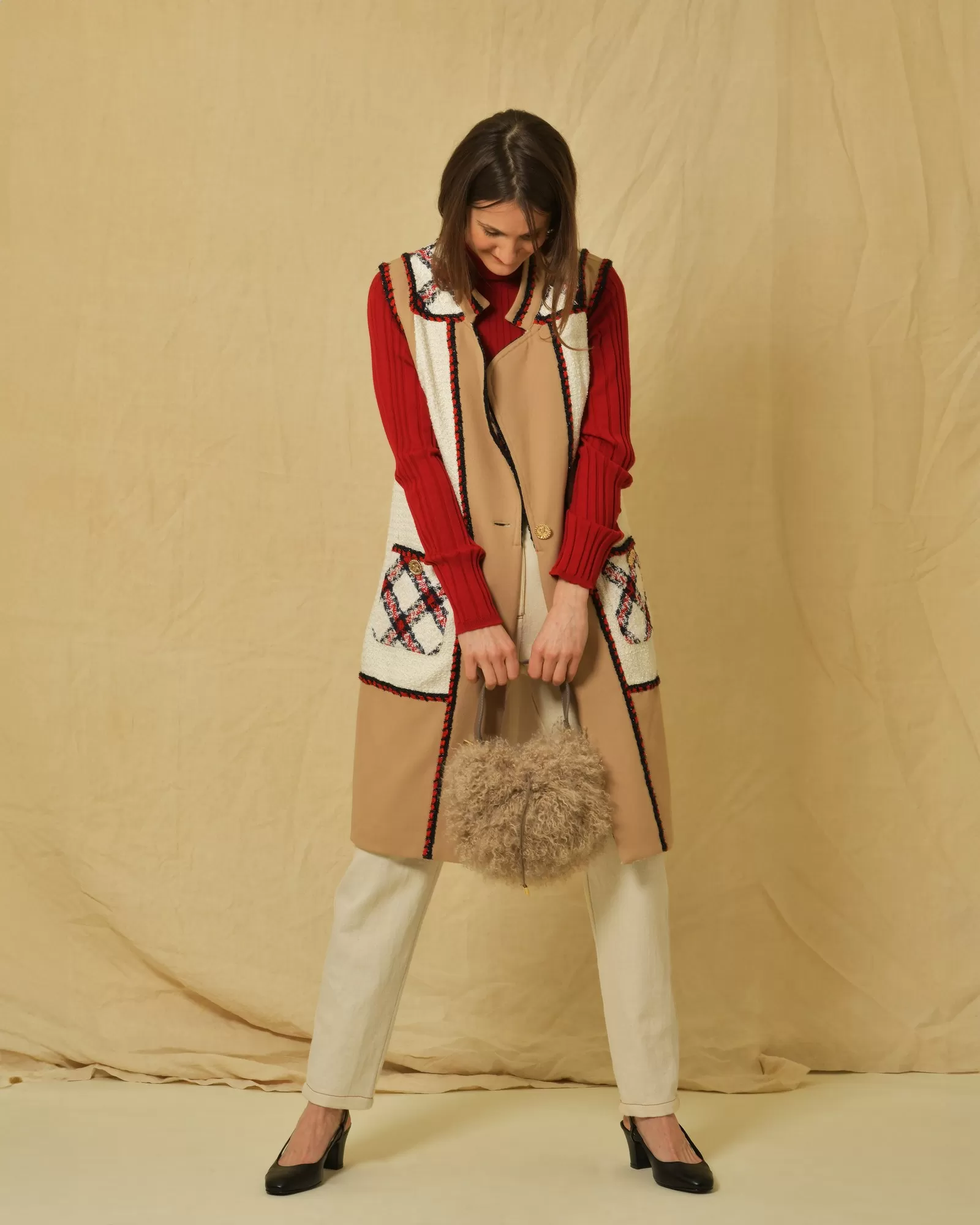 Sac en fourrure synthétique Anita Bilardi