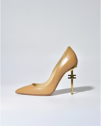 Escarpins en cuir à talons Elisabetta Franchi