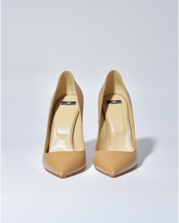 Escarpins en cuir à talons Elisabetta Franchi