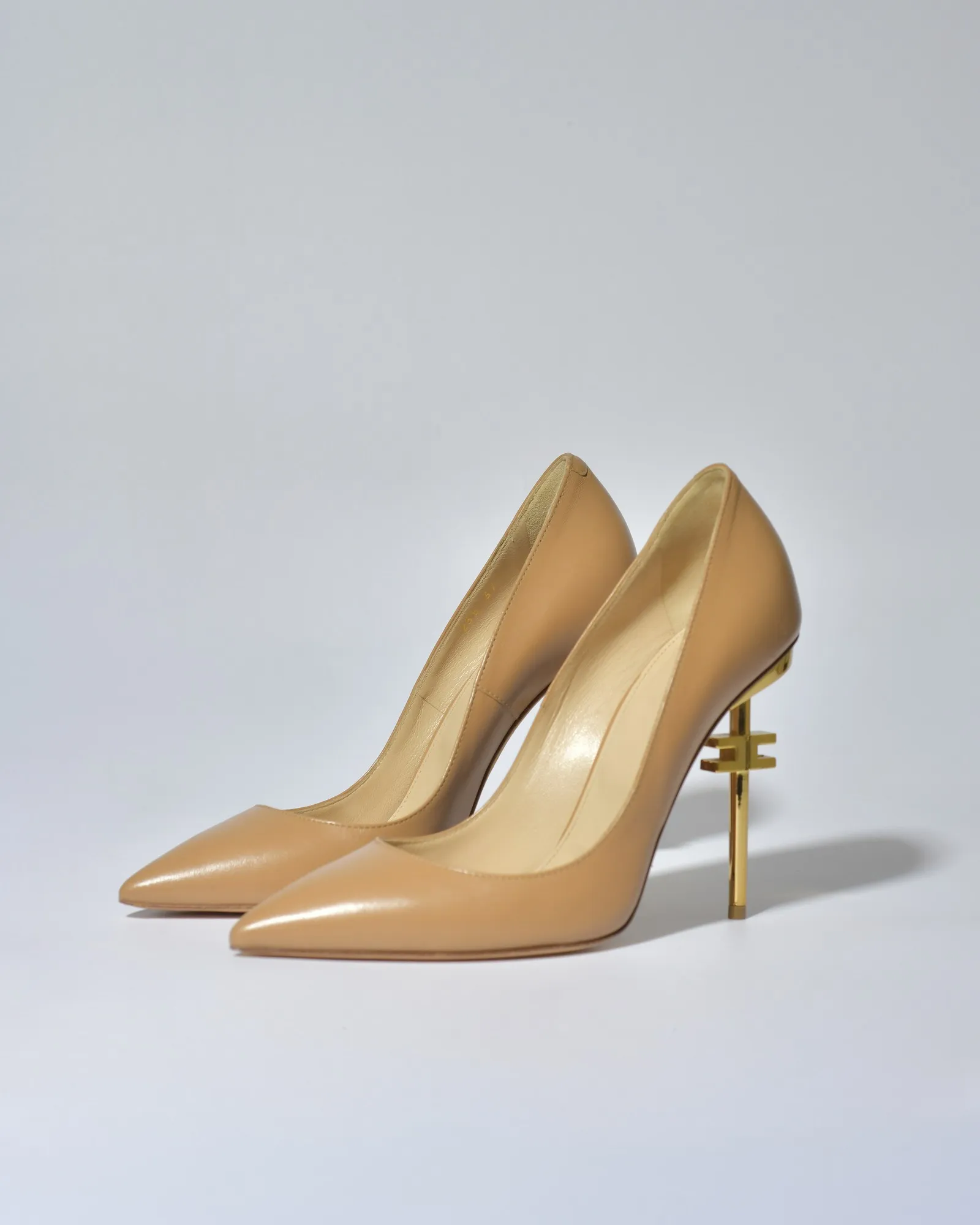 Escarpins en cuir à talons Elisabetta Franchi