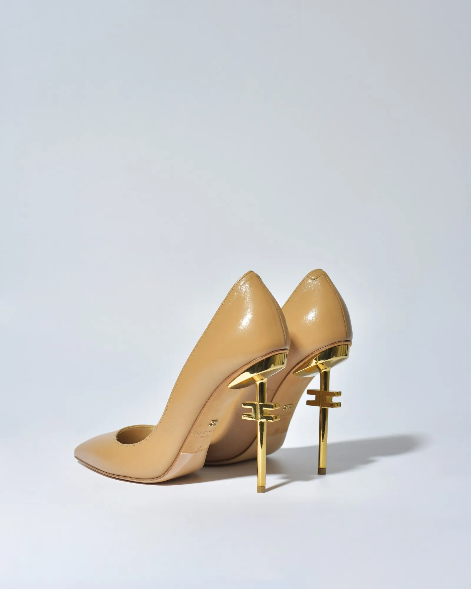 Escarpins en cuir à talons Elisabetta Franchi