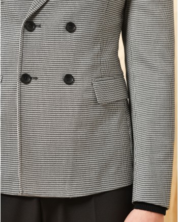 Veste à imprimé pied-de-poule Daniele Alessandrini