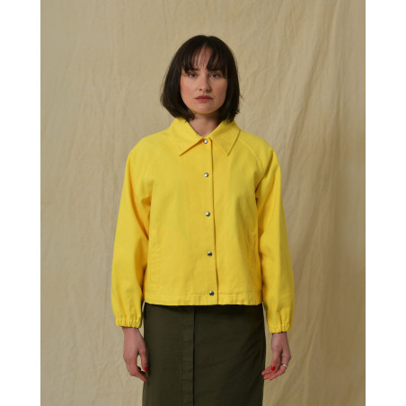 Veste en jean jaune AVN