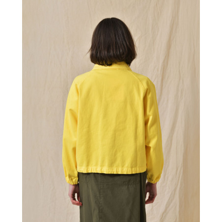 Veste en jean jaune AVN