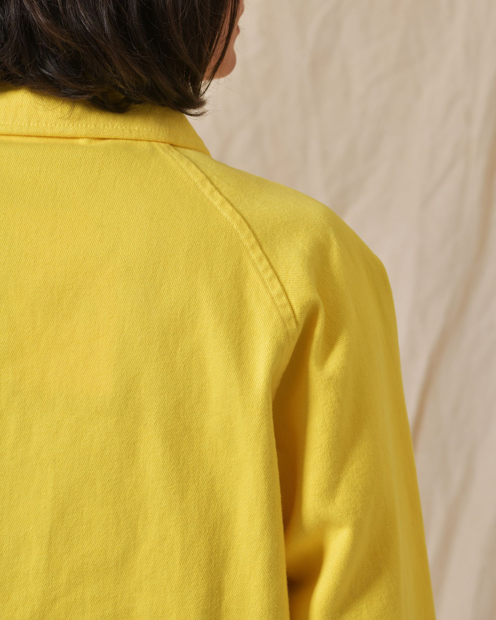 Veste en jean jaune AVN