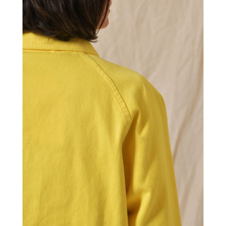 Veste en jean jaune AVN