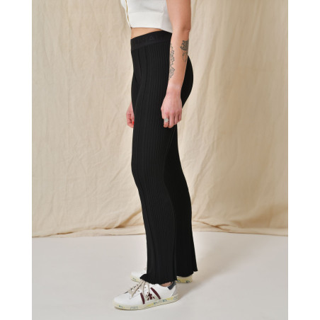 Pantalon en viscose côtelé Liviana Conti