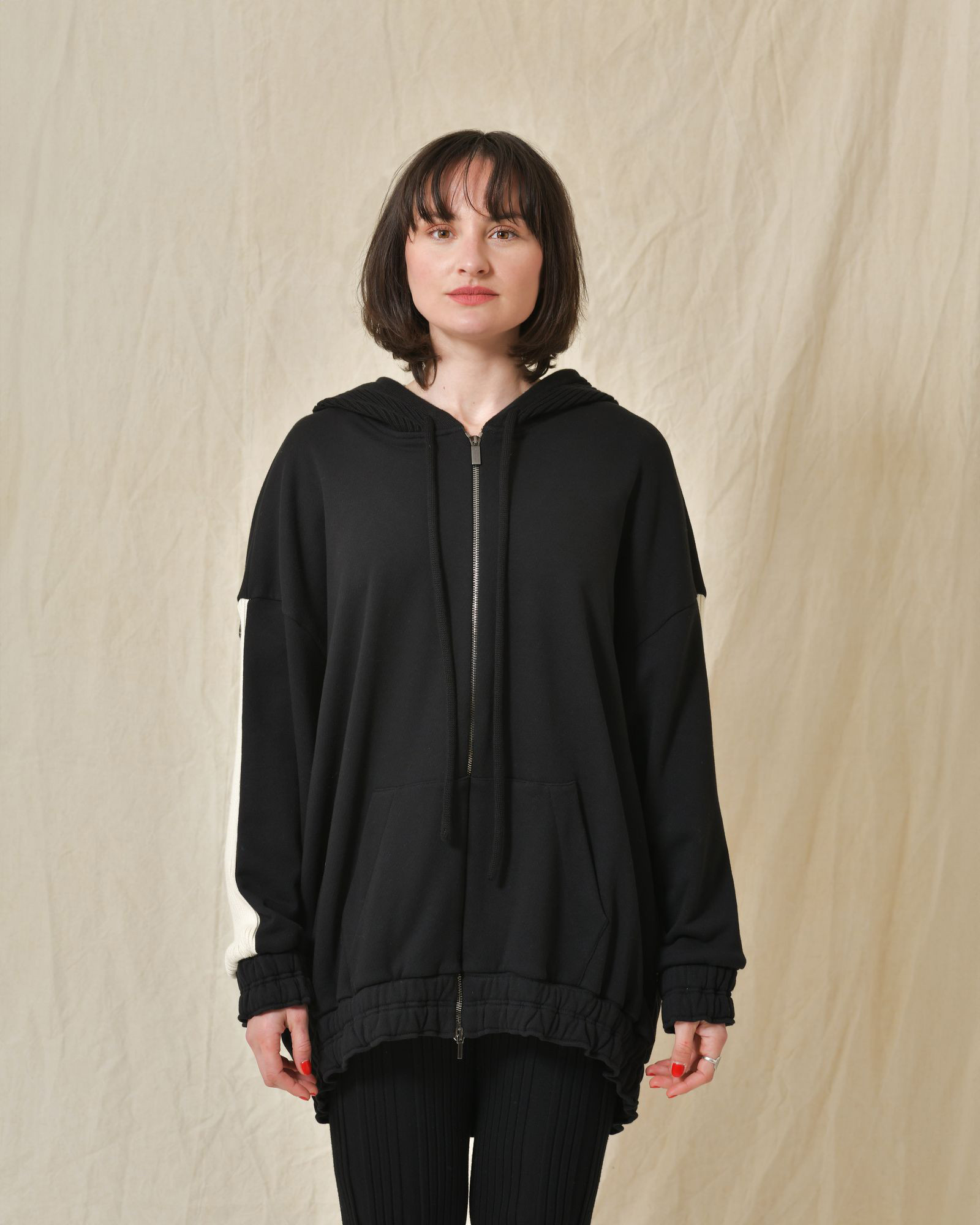 Sweat en coton à capuche Fabiana Filippi