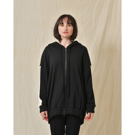 Sweat en coton à capuche Fabiana Filippi