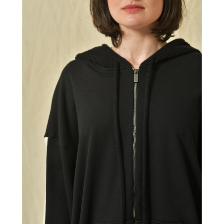 Sweat en coton à capuche Fabiana Filippi