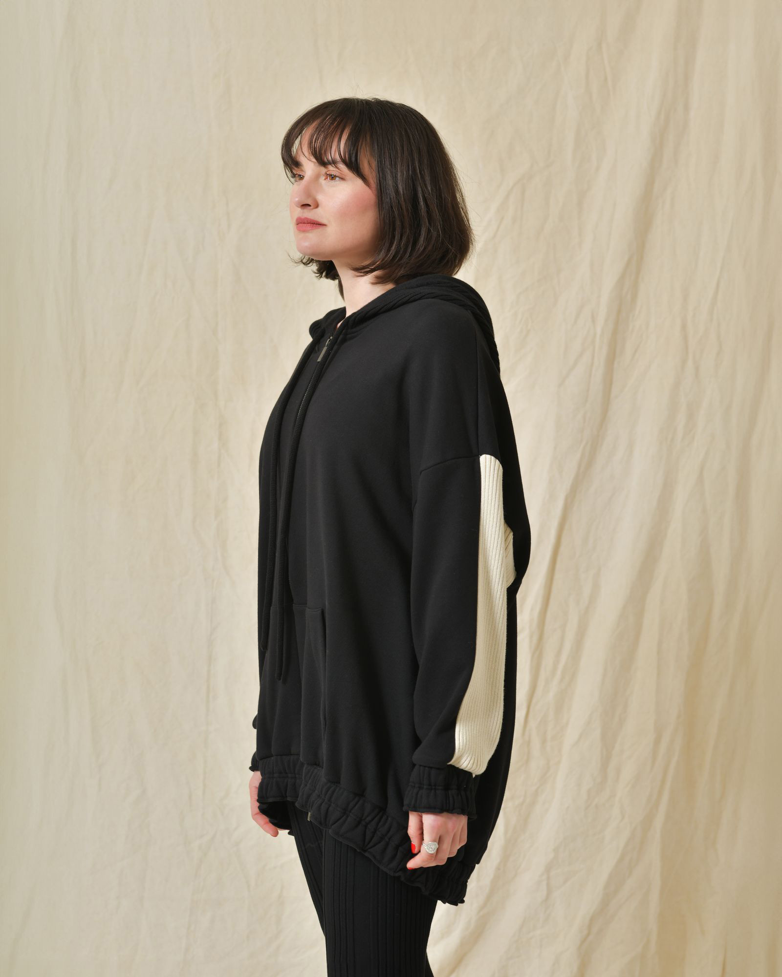 Sweat en coton à capuche Fabiana Filippi