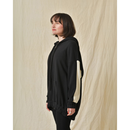 Sweat en coton à capuche Fabiana Filippi