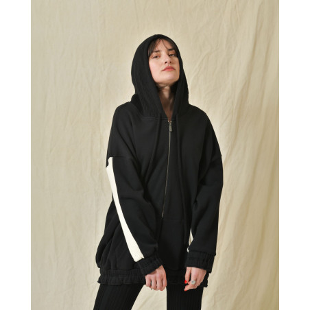 Sweat en coton à capuche Fabiana Filippi