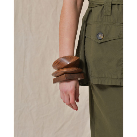 Bracelet rond en bois Liviana Conti