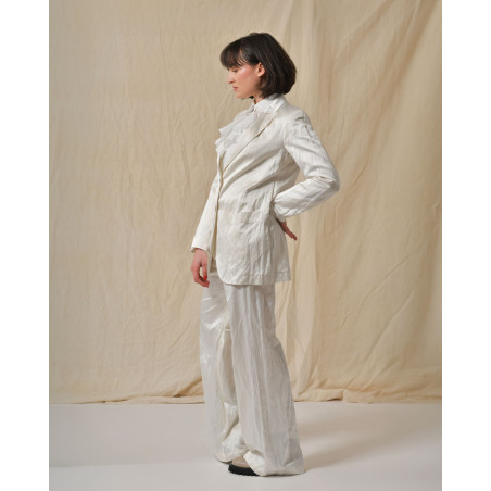 Pantalon en viscose effet froissé Diega