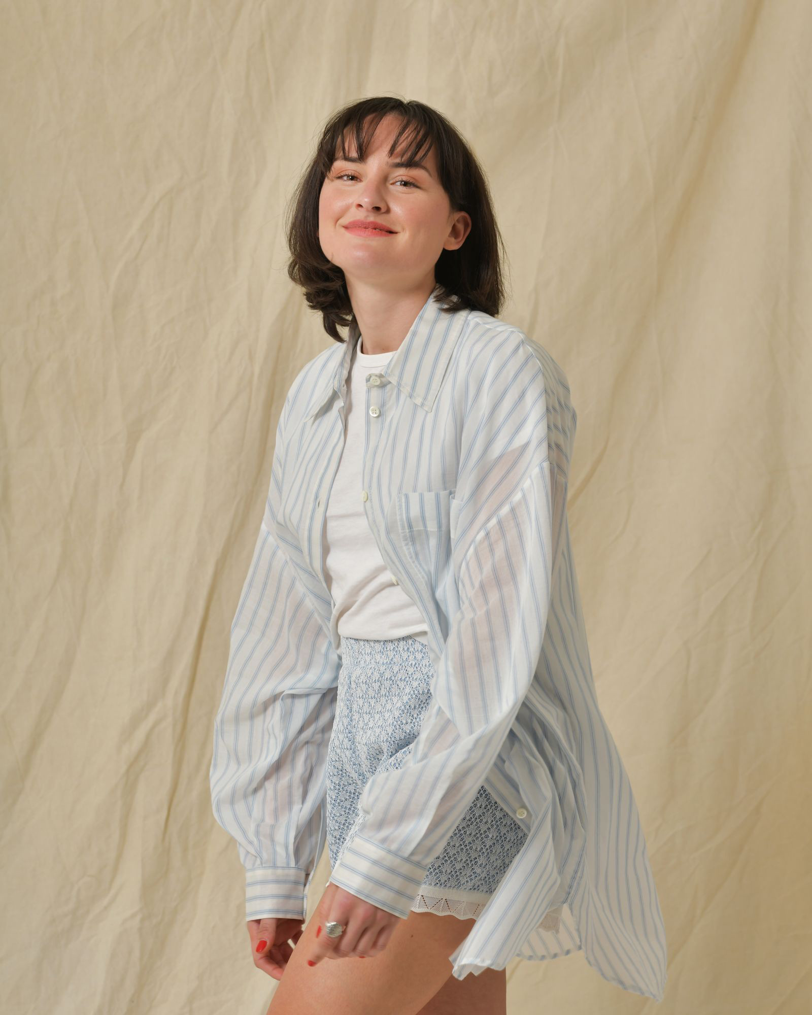 Short en coton mélangé AVN