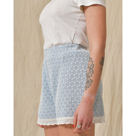 Short en coton mélangé AVN