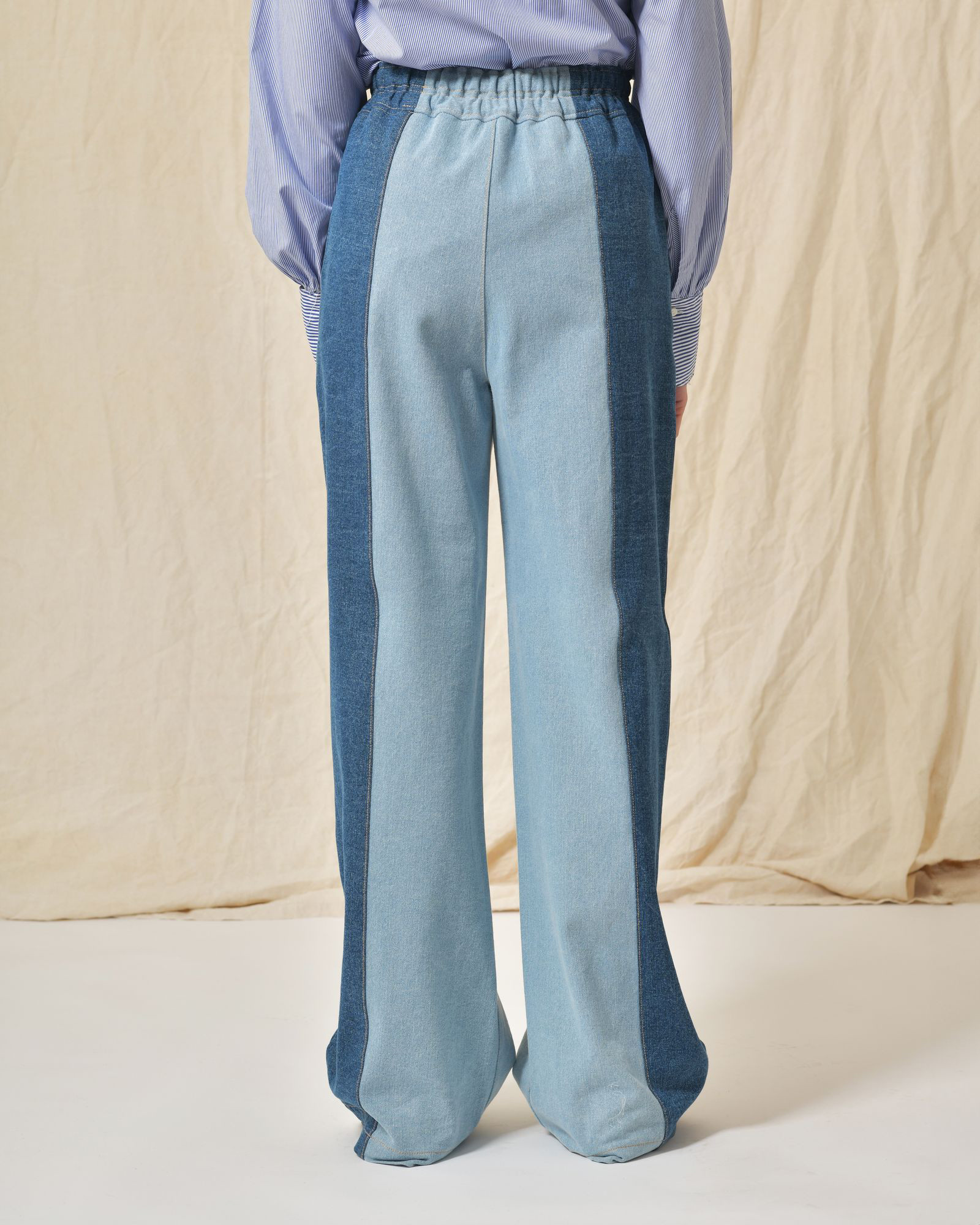 Jean en coton bicolore Fabiana Filippi