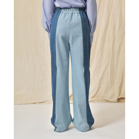 Jean en coton bicolore Fabiana Filippi