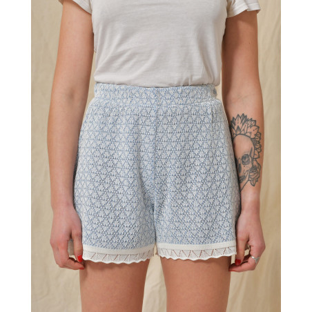 Short en coton mélangé AVN