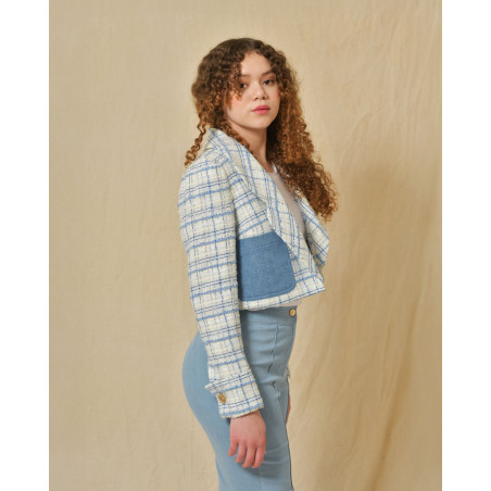 Jean coton mélangé évasée Edward Achour