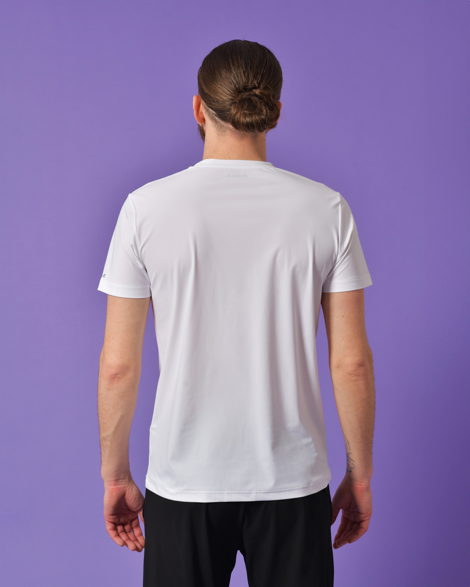 T-shirt blanc à stretch People Of Shibuya