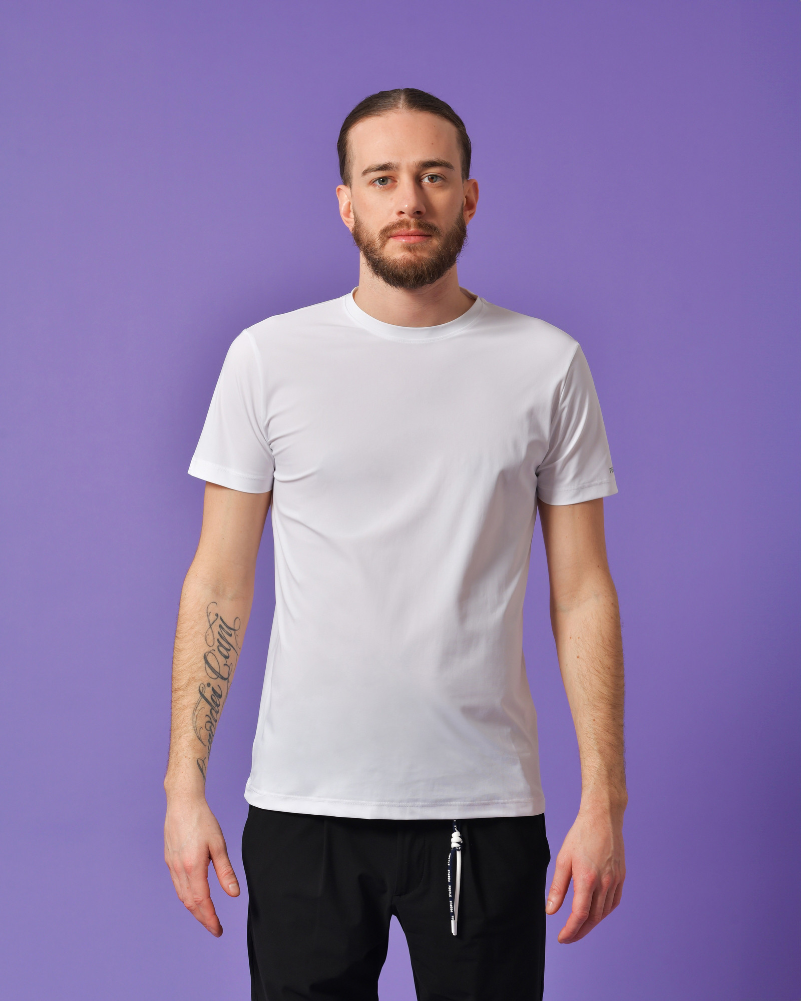 copie de T-shirt blanc à stretch People Of Shibuya