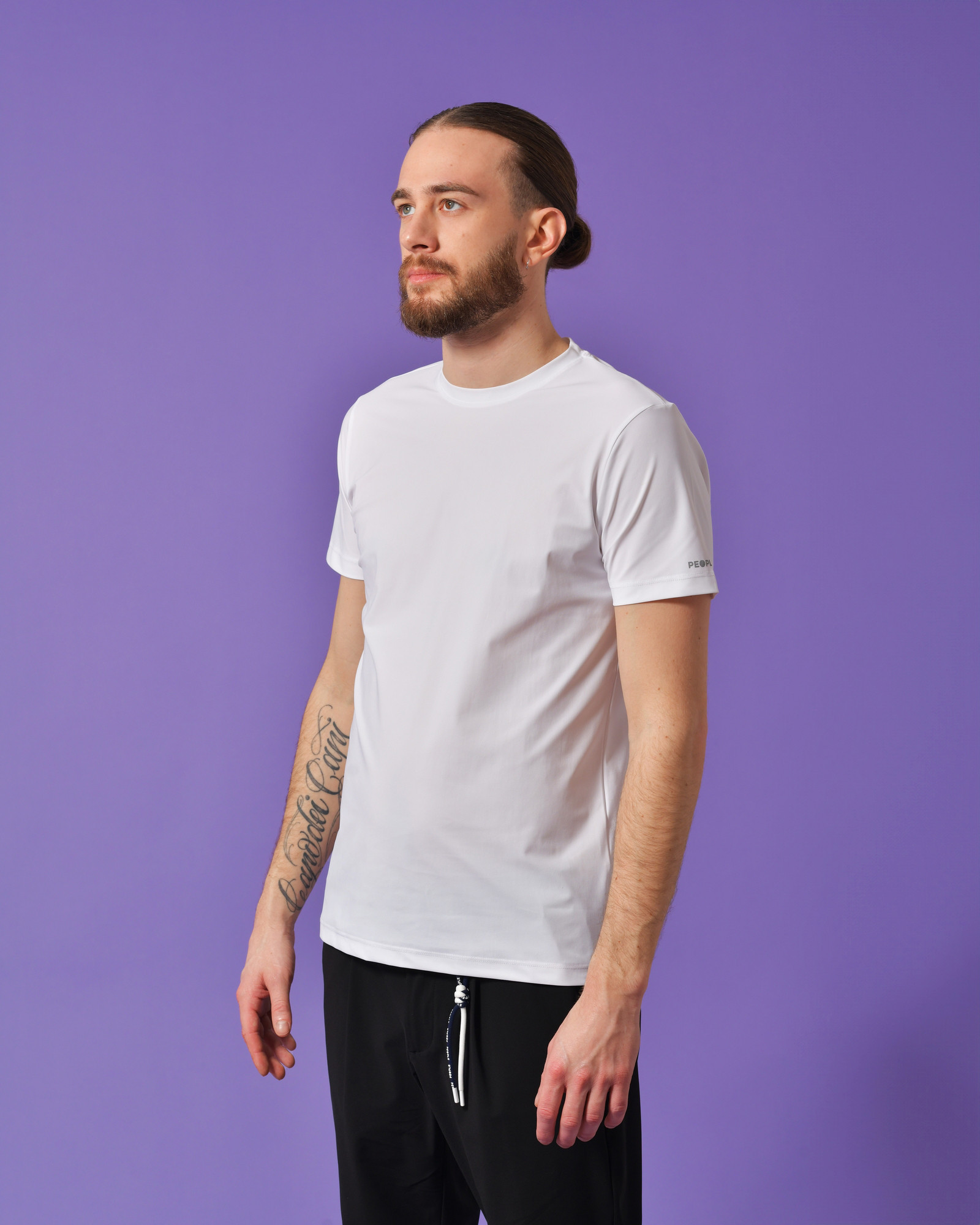 copie de T-shirt blanc à stretch People Of Shibuya