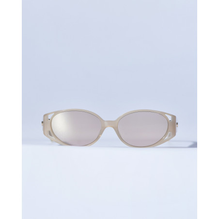 Lunettes en acétate et verres beiges Kendall + Kylie