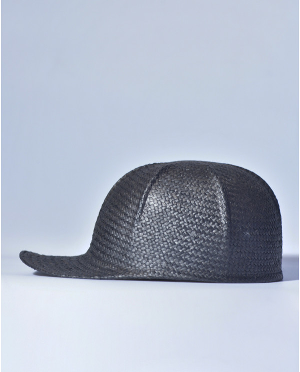 Casquette en raphia tressé Liviana Conti