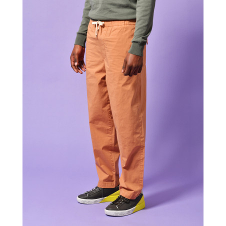Pantalon en coton saumon Alpha Studio