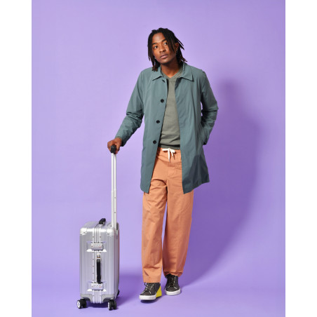 Pantalon en coton saumon Alpha Studio