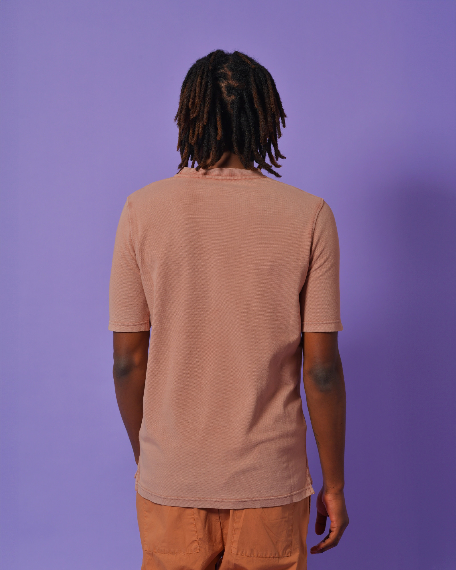 T-shirt en coton rose Alpha Studio