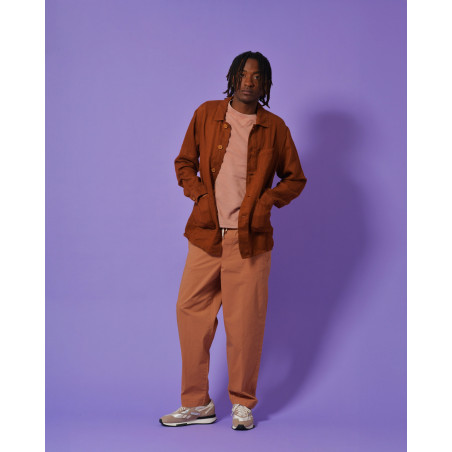 T-shirt en coton rose Alpha Studio