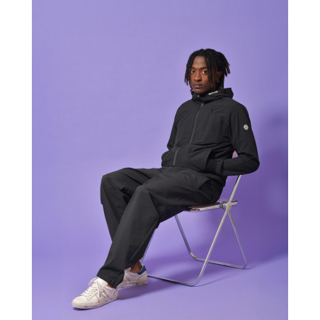 Pantalon en coton noir Alpha Studio