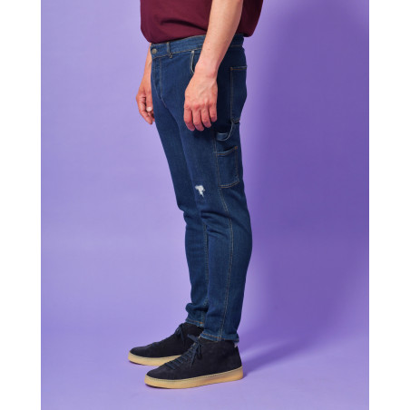 Jean cargo en coton Daniele Alessandrini