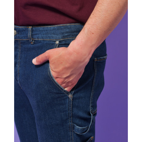 Jean cargo en coton Daniele Alessandrini