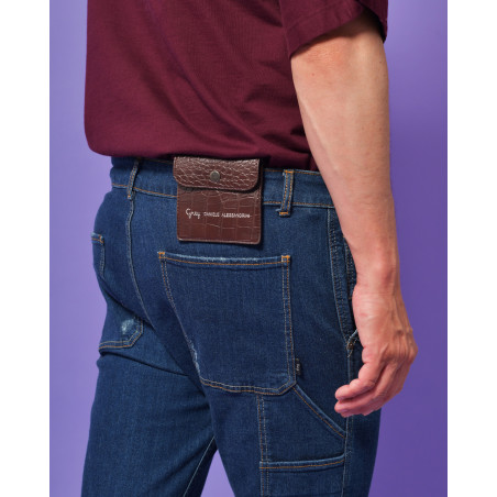 Jean cargo en coton Daniele Alessandrini
