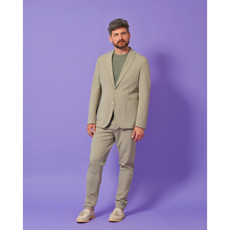 T-shirt en coton vert Alpha Studio