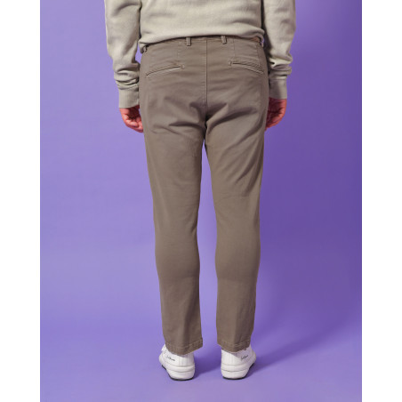 Jean en coton taupe Low Brand