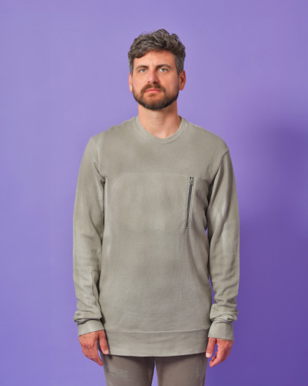 Pull en coton à poche Lost Found